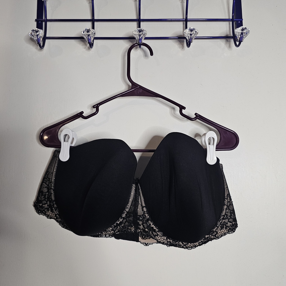 Elegant Black Lace Women's Bra